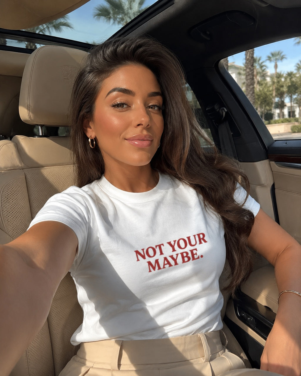 NOT YOUR MAYBE. Statement Tee
