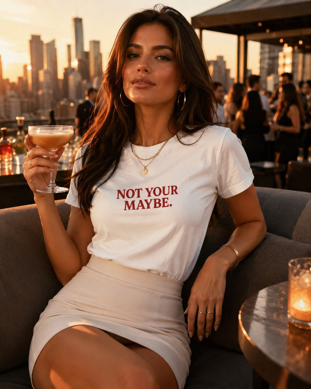 NOT YOUR MAYBE. Statement Tee