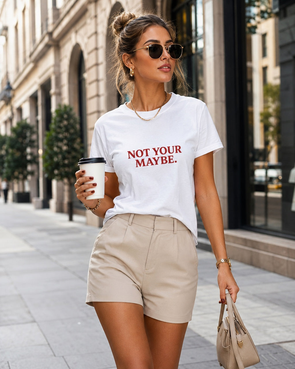 NOT YOUR MAYBE. Statement Tee