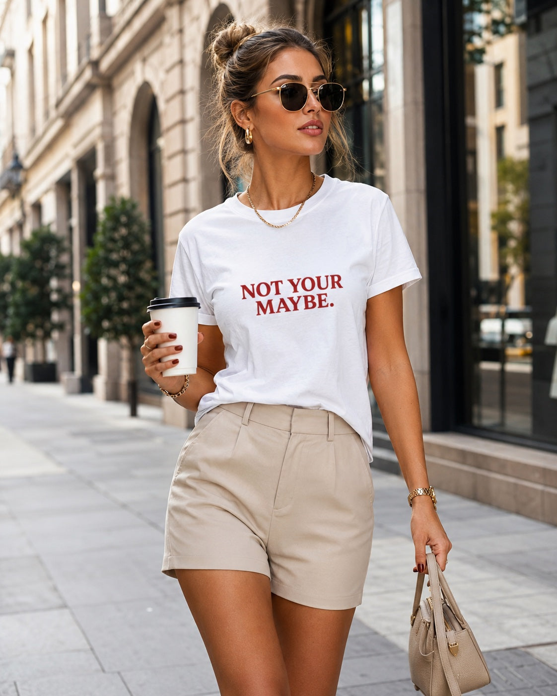 NOT YOUR MAYBE. Statement Tee