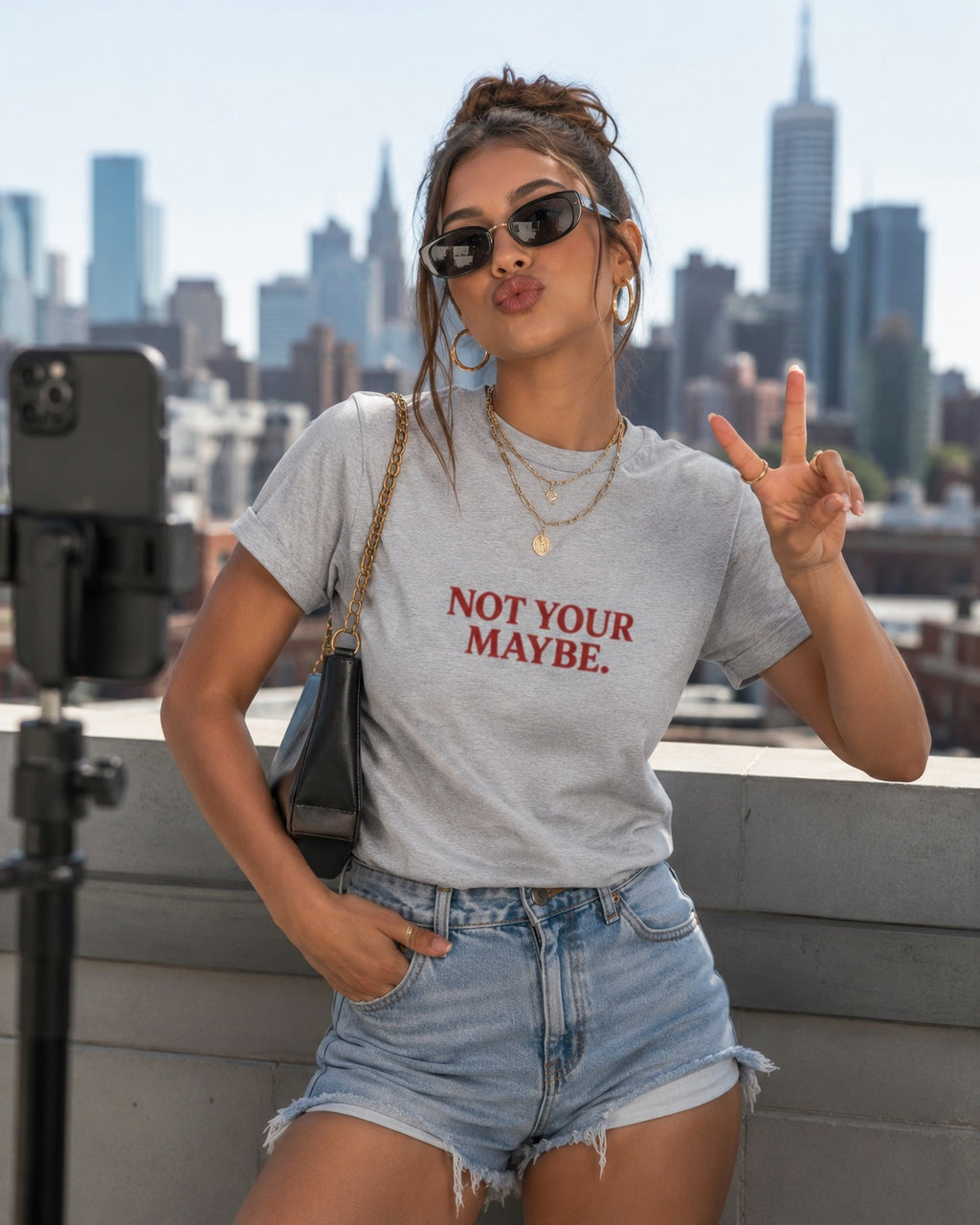 NOT YOUR MAYBE. Statement Tee