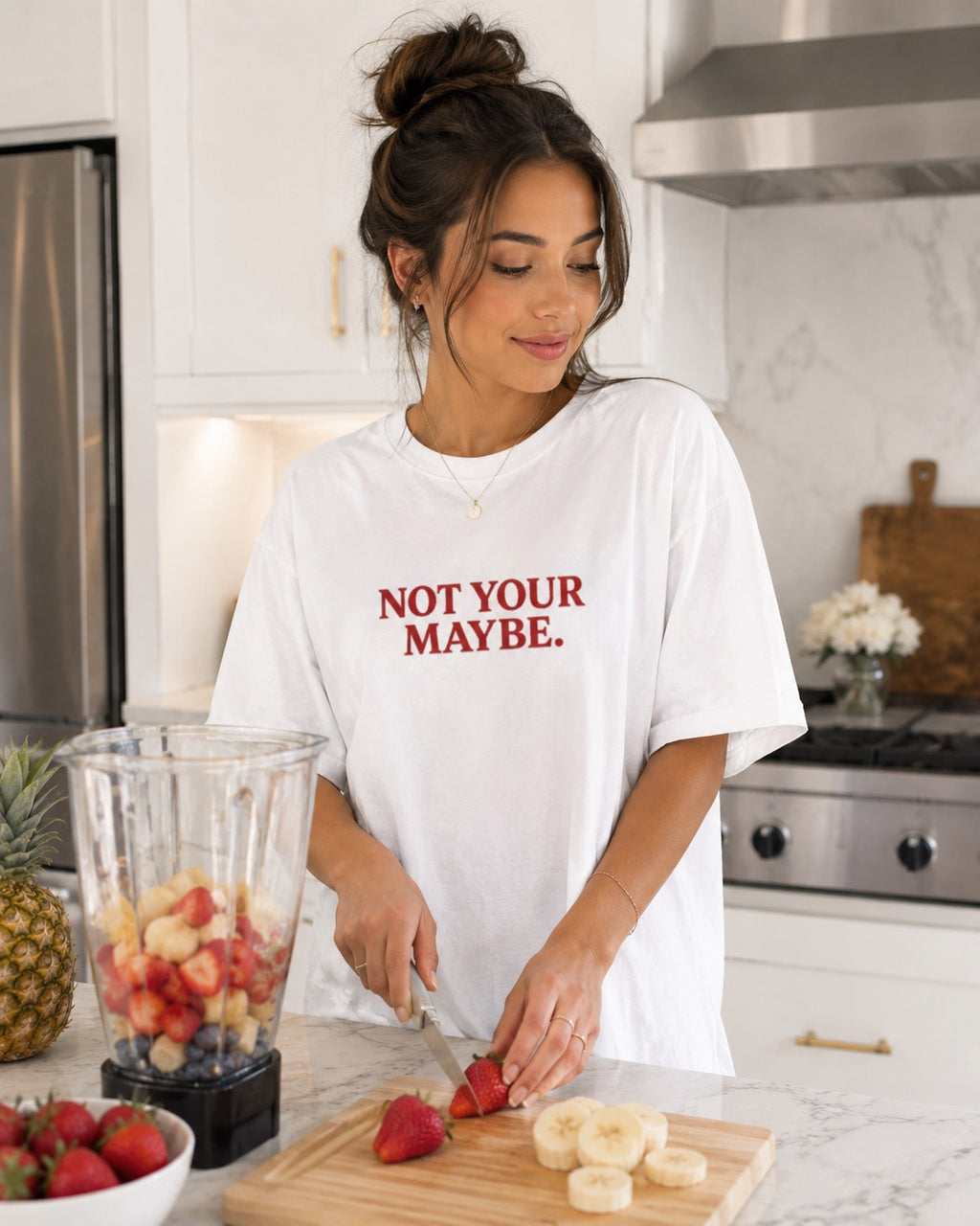 NOT YOUR MAYBE. Statement Tee