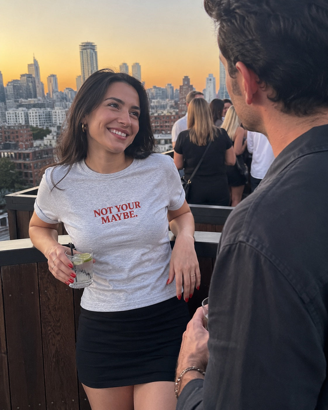 NOT YOUR MAYBE. Statement Tee