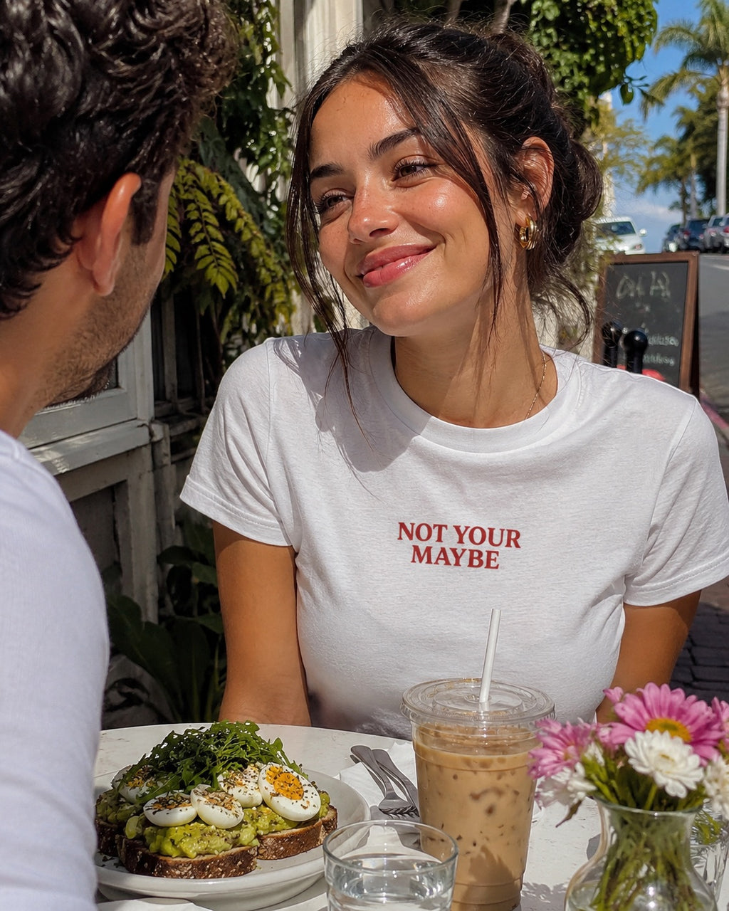 NOT YOUR MAYBE. Statement Tee
