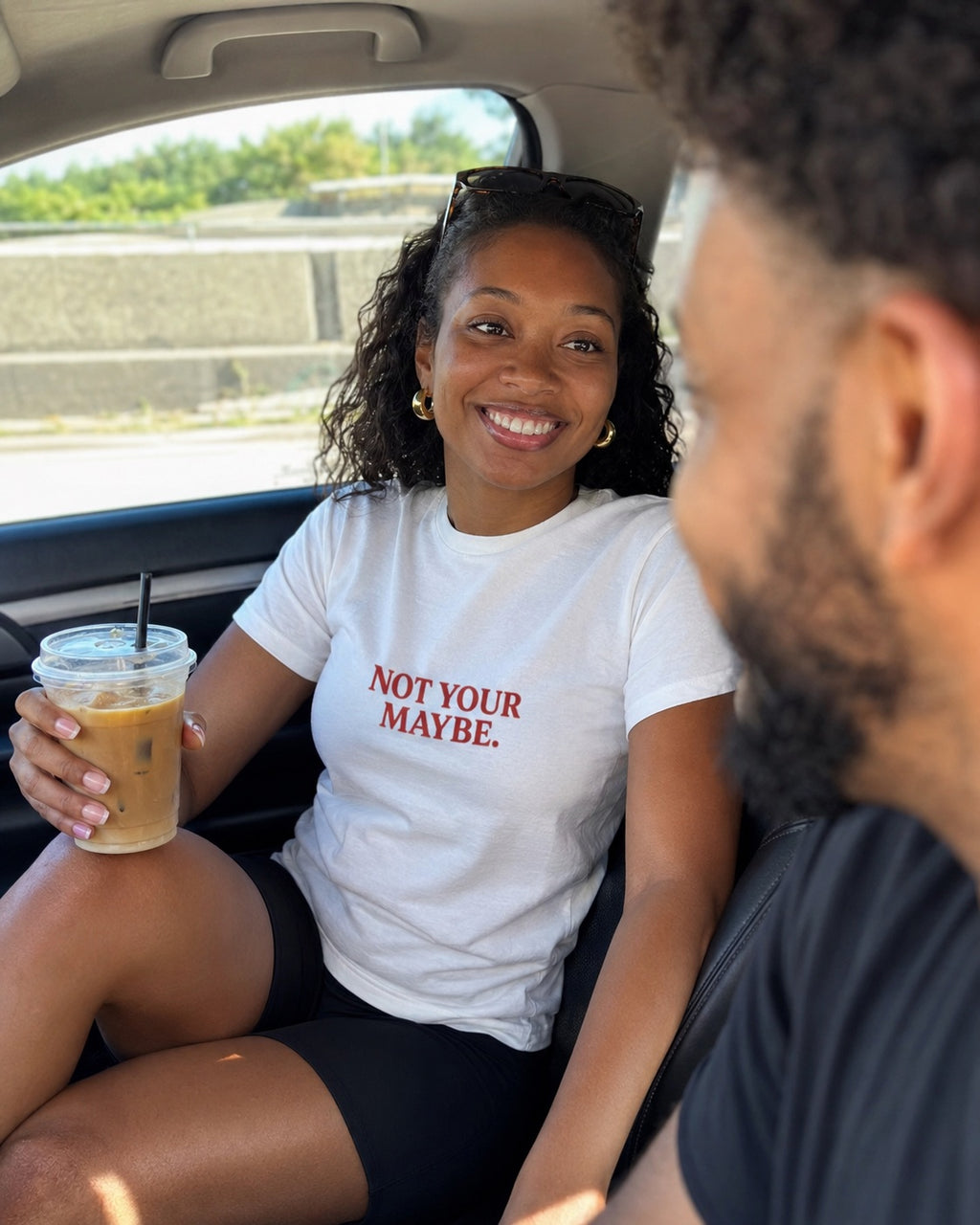 NOT YOUR MAYBE. Statement Tee
