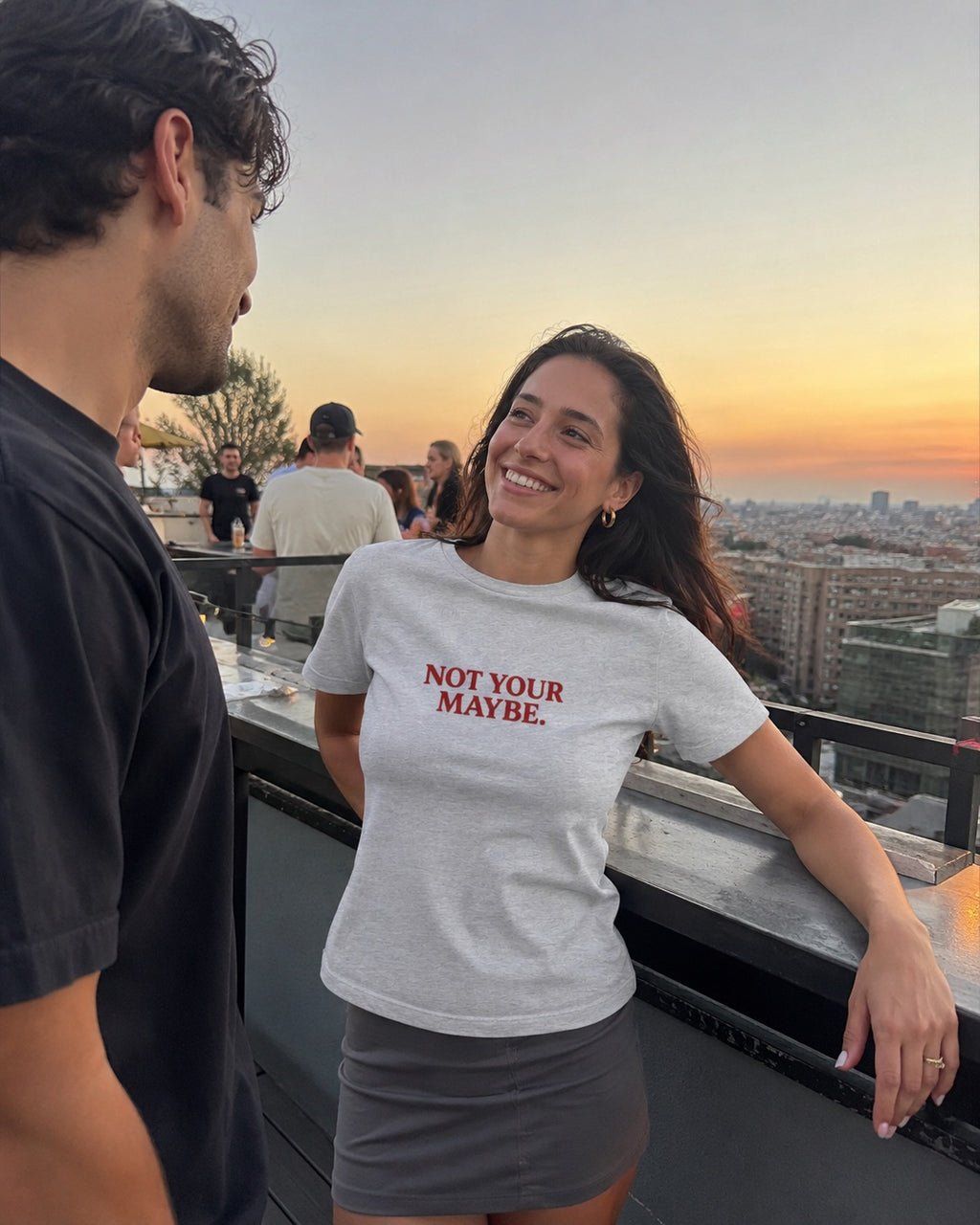 NOT YOUR MAYBE. Statement Tee